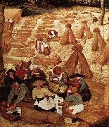 Pieter Bruegel the Elder The Corn Harvest oil